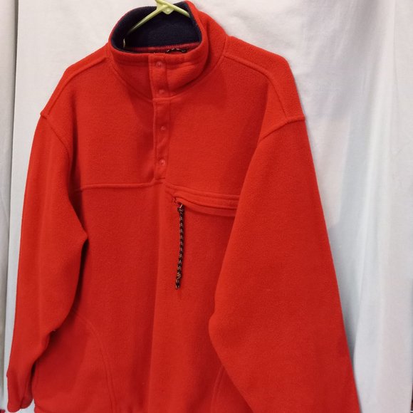 American Eagle Outfitters Orange Fleece Super Warm Winter Jacket Size L (T-323) - Picture 2 of 7